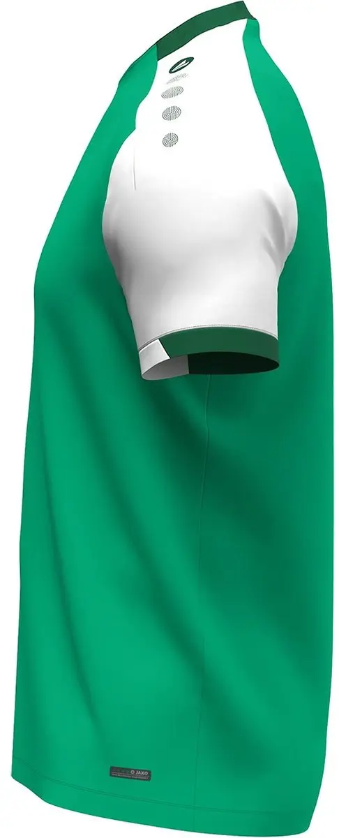 Jako Dynamic T-Shirt Dames L - Groen/Wit/Donkergroen