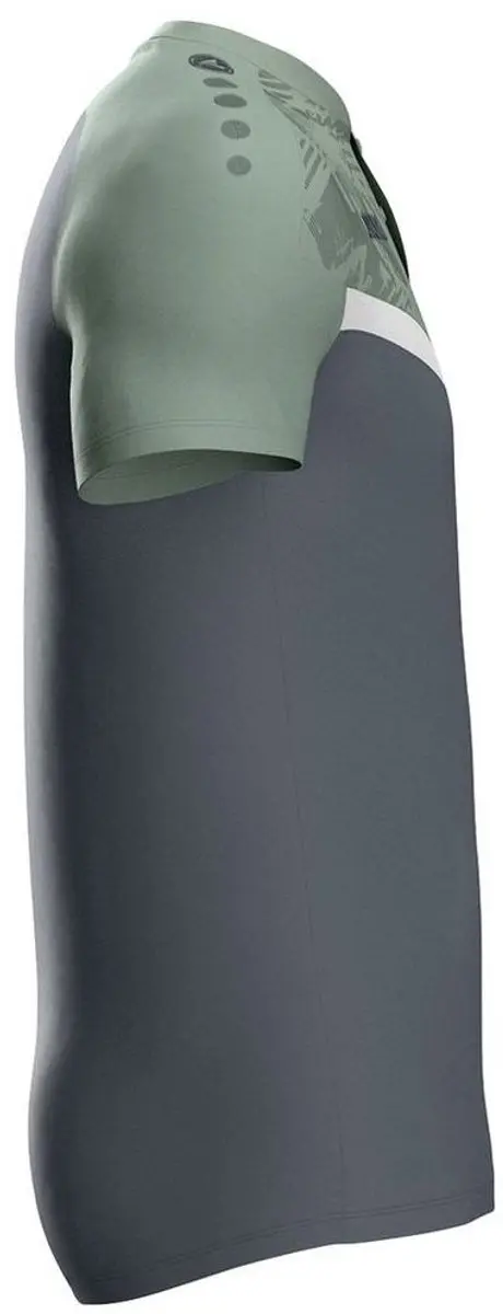 Jako Iconic Polo Heren - Zachtgrijs/Mintgroen/Antra Light S