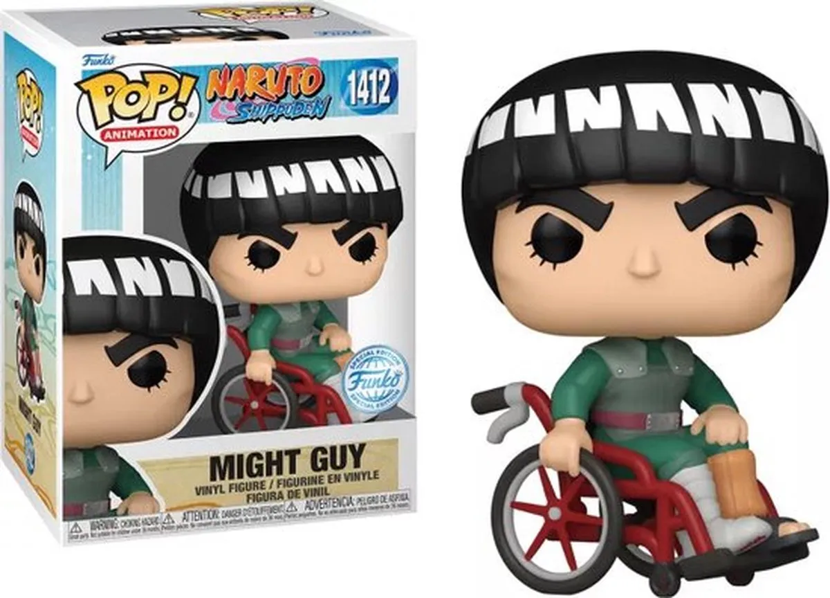Funko Pop! Naruto Shippuden Might Guy Special Edition - 1412 - afbeelding 6 van 6