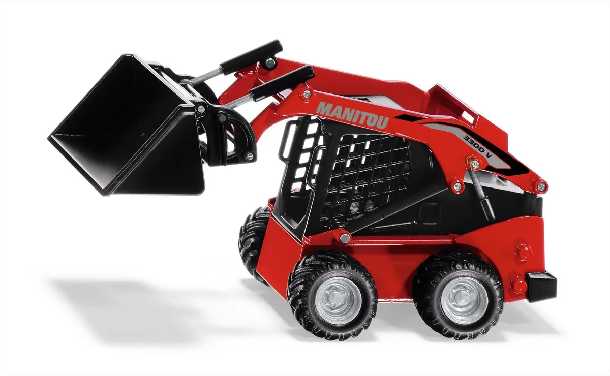SIKU 3049 Manitou 3300V Compacte Shovel 1:32 - Rood - afbeelding 6 van 6
