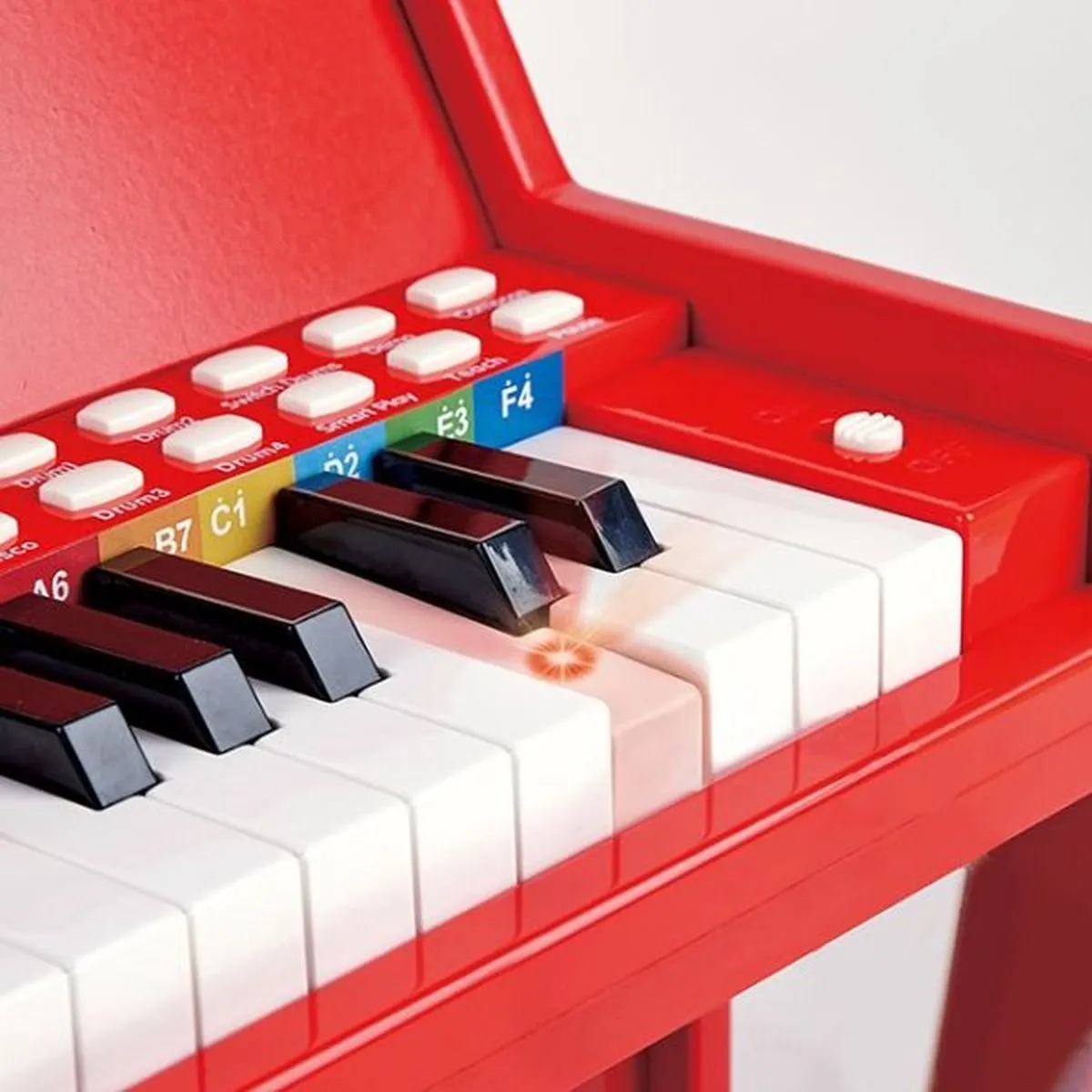 Hape Piano met Lichtjes - Rood