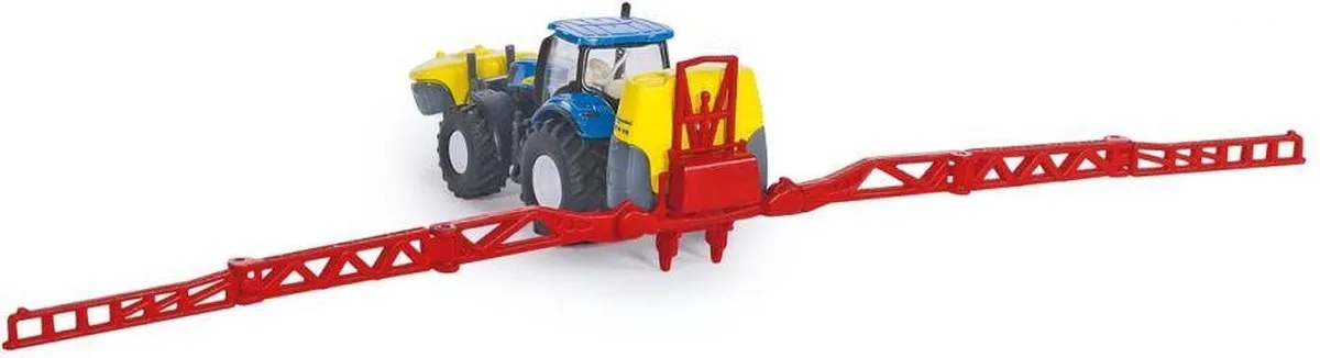 SIKU New Holland Tractor met Kverneland Landbouwspuit 1799 - Blauw