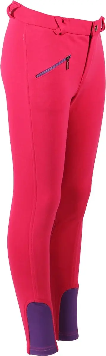 QHP Rijbroek Junior 140 - Fuchsia