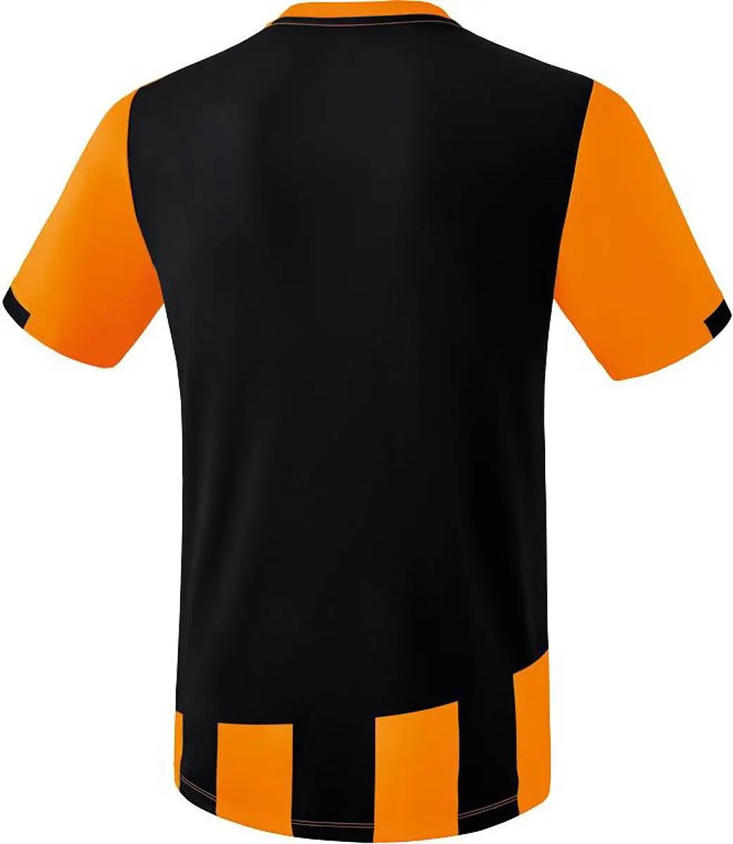 Erima Siena 3.0 Shirt Korte Mouw Heren - Zwart/Oranje