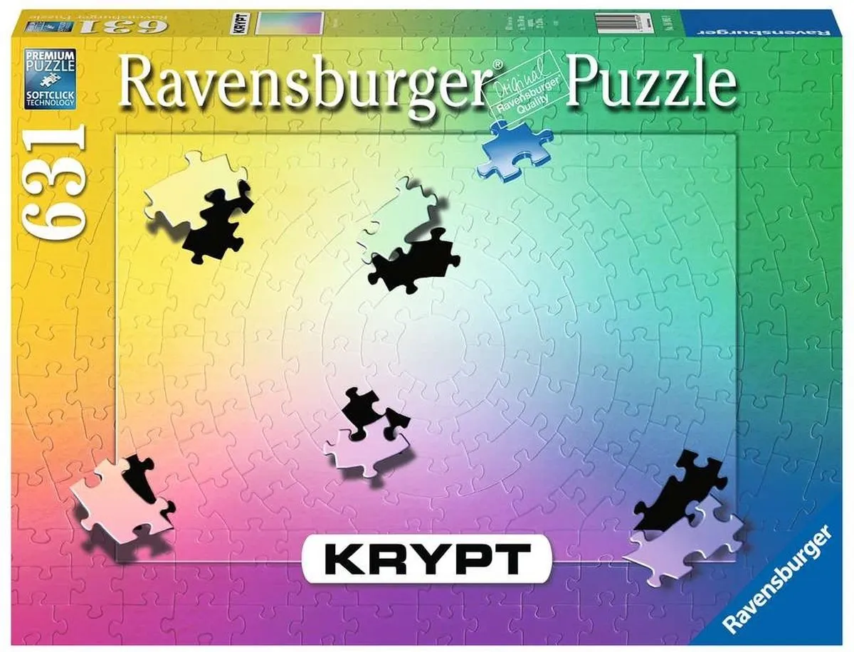 Ravensburger Krypt Puzzel 631 Stuks - Multicolor