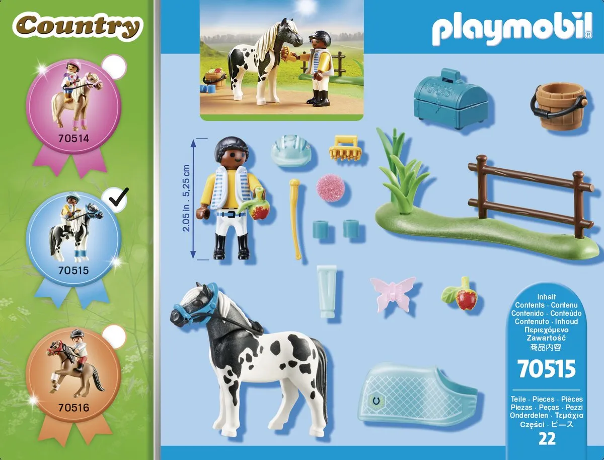 Playmobil Country Verzamelpony Lewitzer 70515