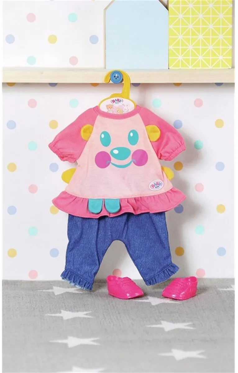 Baby Born Poppenkleding 36cm - 4-delig Assorti Multicolor