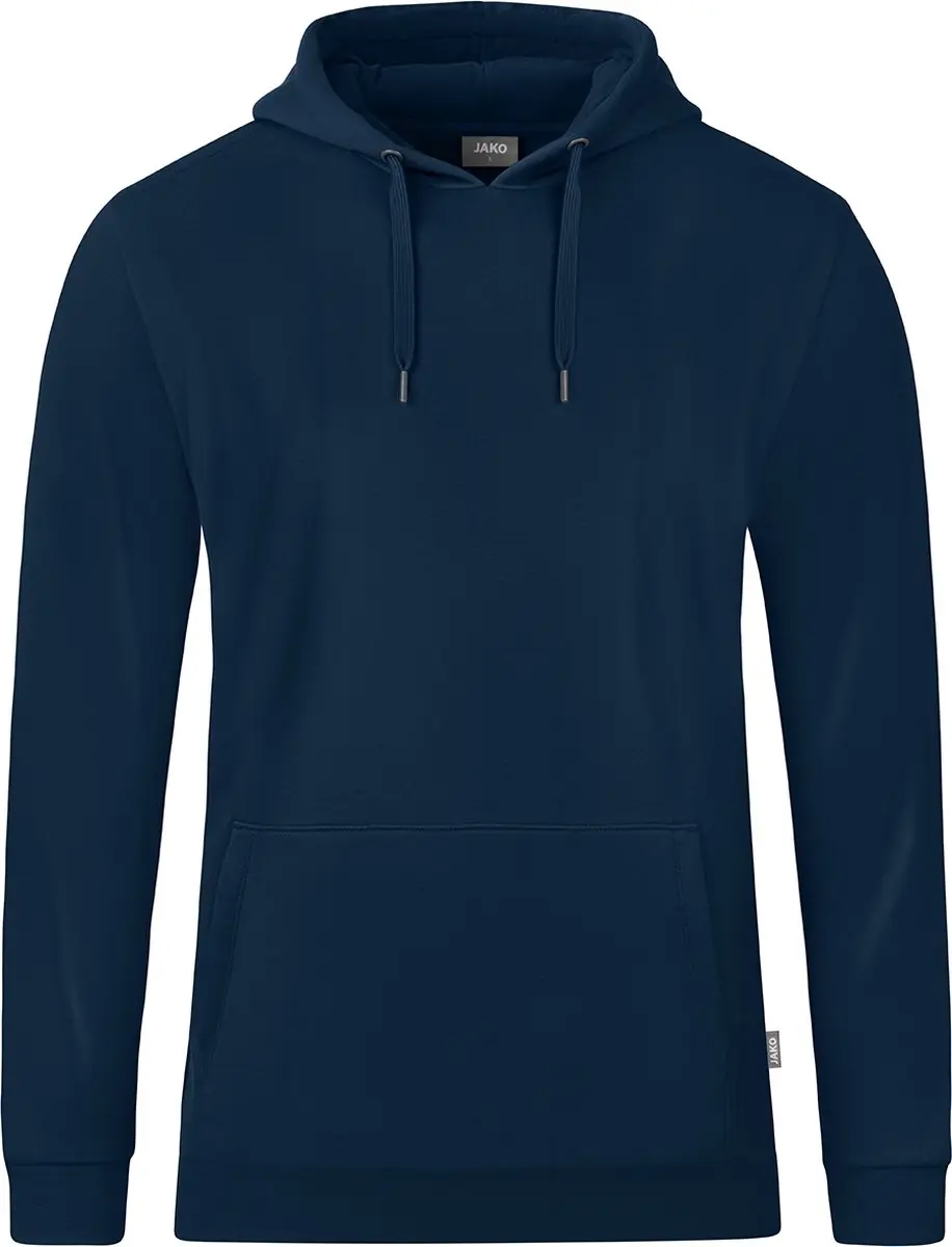 JAKO Organic Sweater Met Kap Heren - Marine M