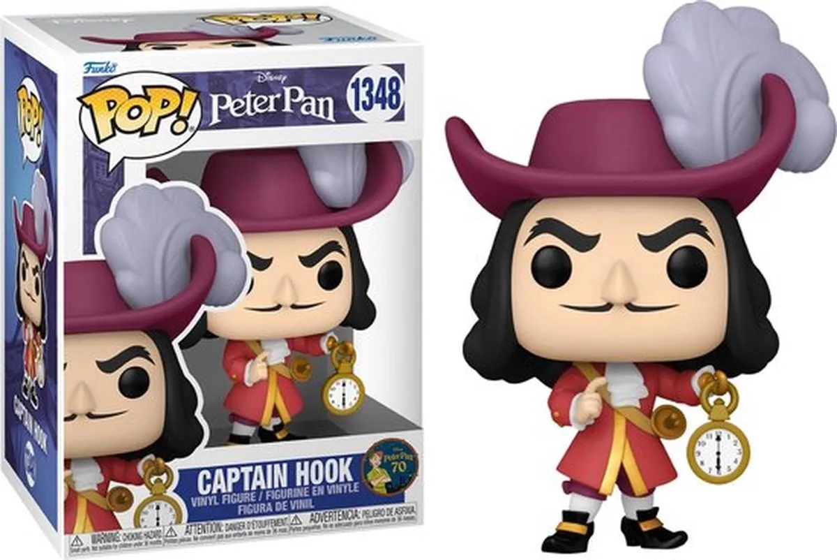 Funko Pop Disney Peter Pan & Captain Hook #1348 - Multi
