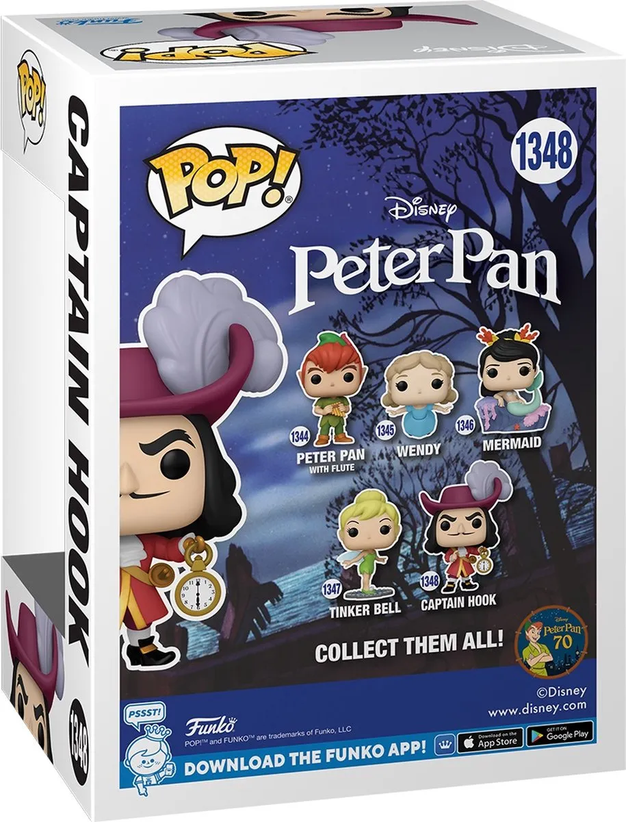 Funko Pop Disney Peter Pan & Captain Hook #1348 - Multi