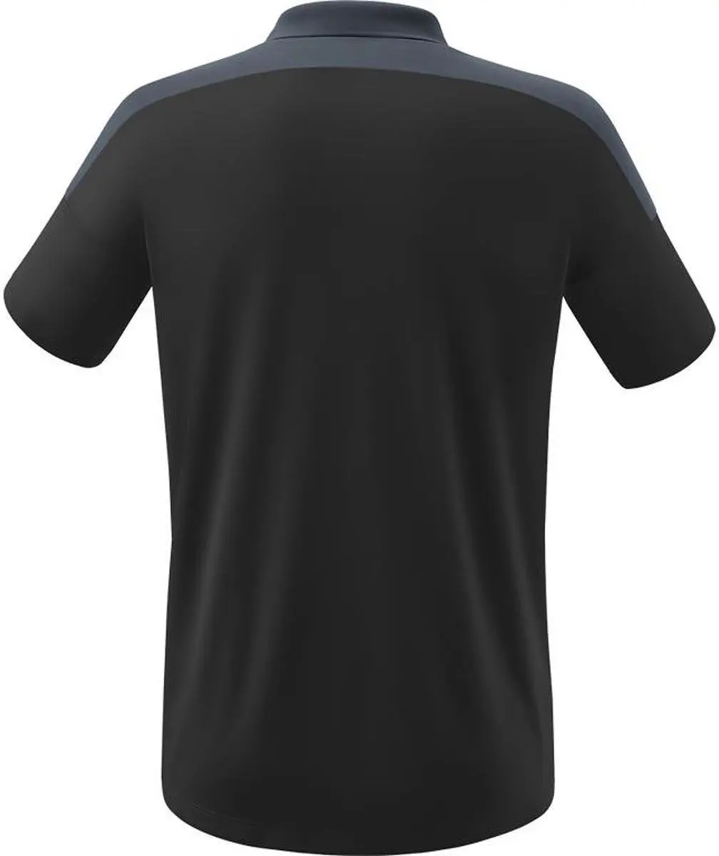 Erima Change Polo Heren - Wit / Slate Grey / Zwart | Maat: L