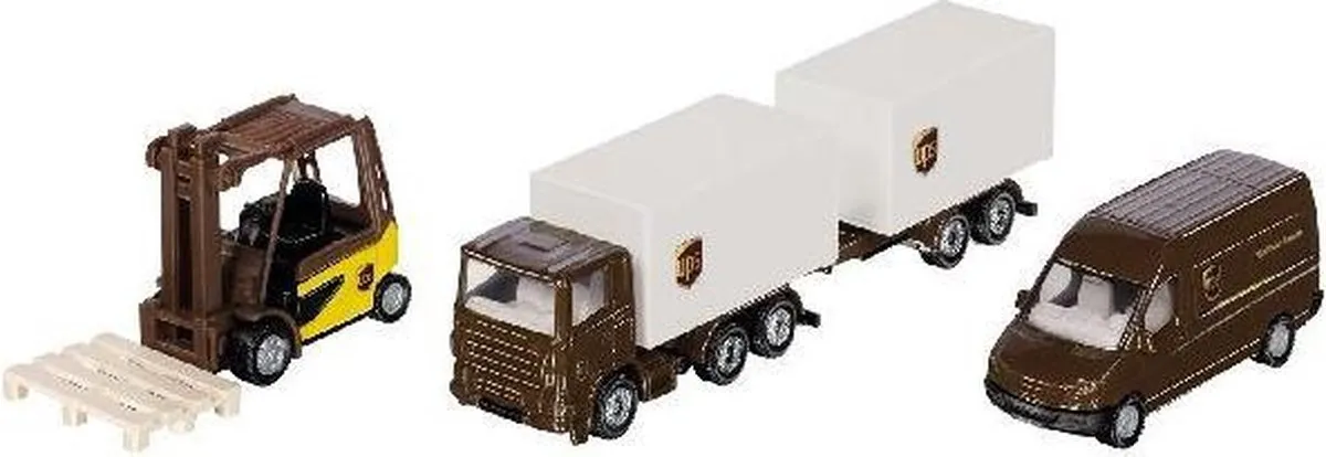 SIKU Giftset Ups Logistics 24cm Staal