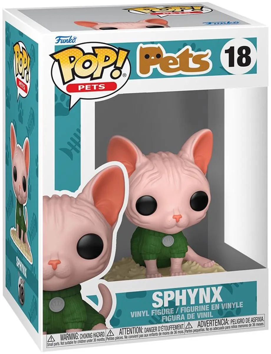 Funko Pop! Pets Sphinx Cat #18 FK88329