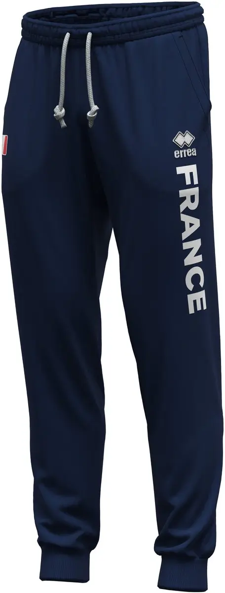 Errea France Denali 2024/25 Trainingsbroek - S - Donkerblauw - afbeelding 2 van 3
