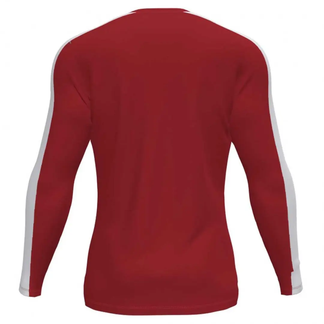 Joma Academy III Voetbalshirt Lange Mouw Kinderen 110 - Rood/Wit