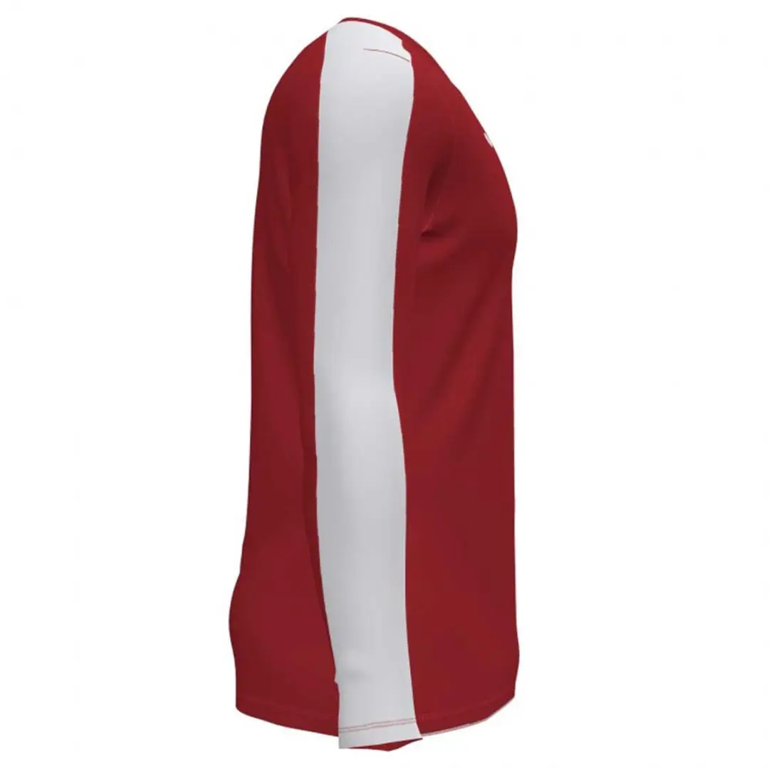 Joma Academy III Voetbalshirt Lange Mouw Kinderen 110 - Rood/Wit