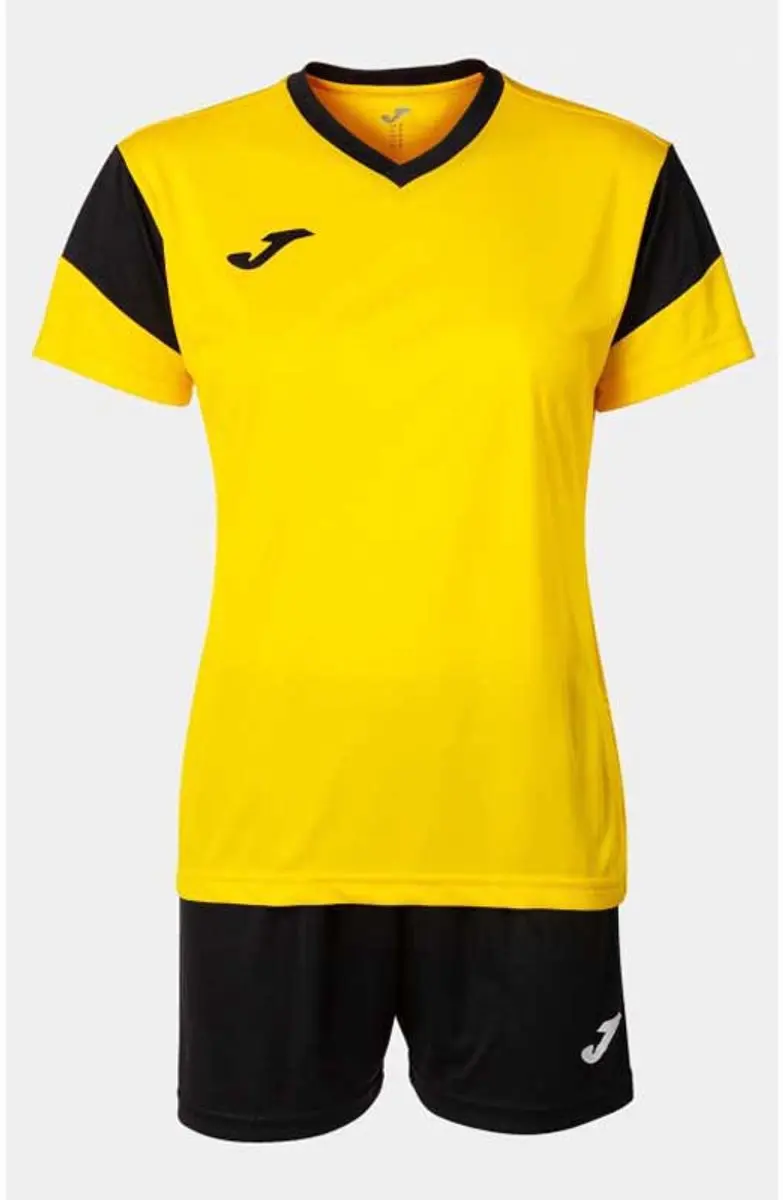 Joma Phoenix Korte Mouw Set - L - Geel/Zwart