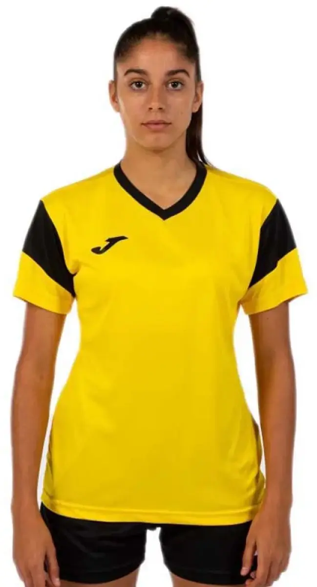 Joma Phoenix Korte Mouw Set - L - Geel/Zwart - afbeelding 6 van 6