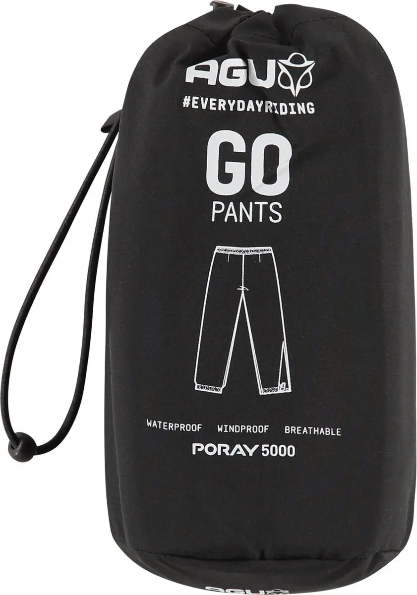 AGU Essential GO Regenbroek Poray 5000 - Zwart L