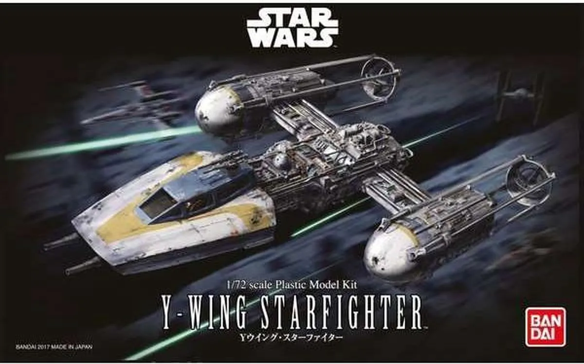 Revell Bandai 01209 Y-wing Starfighter Modelbouwpakket 1:72 - Multi