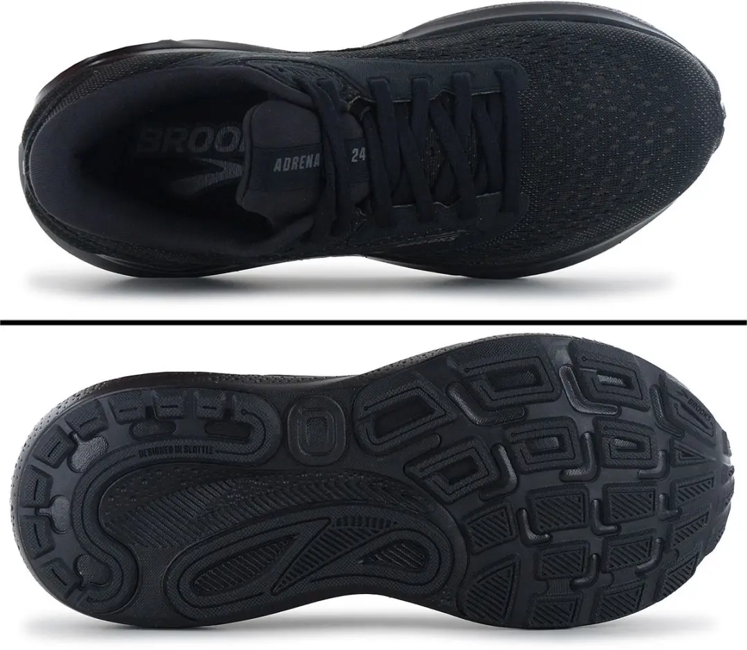 Brooks Adrenaline GTS 24 Dames Hardloopschoenen - Zwart - afbeelding 5 van 6