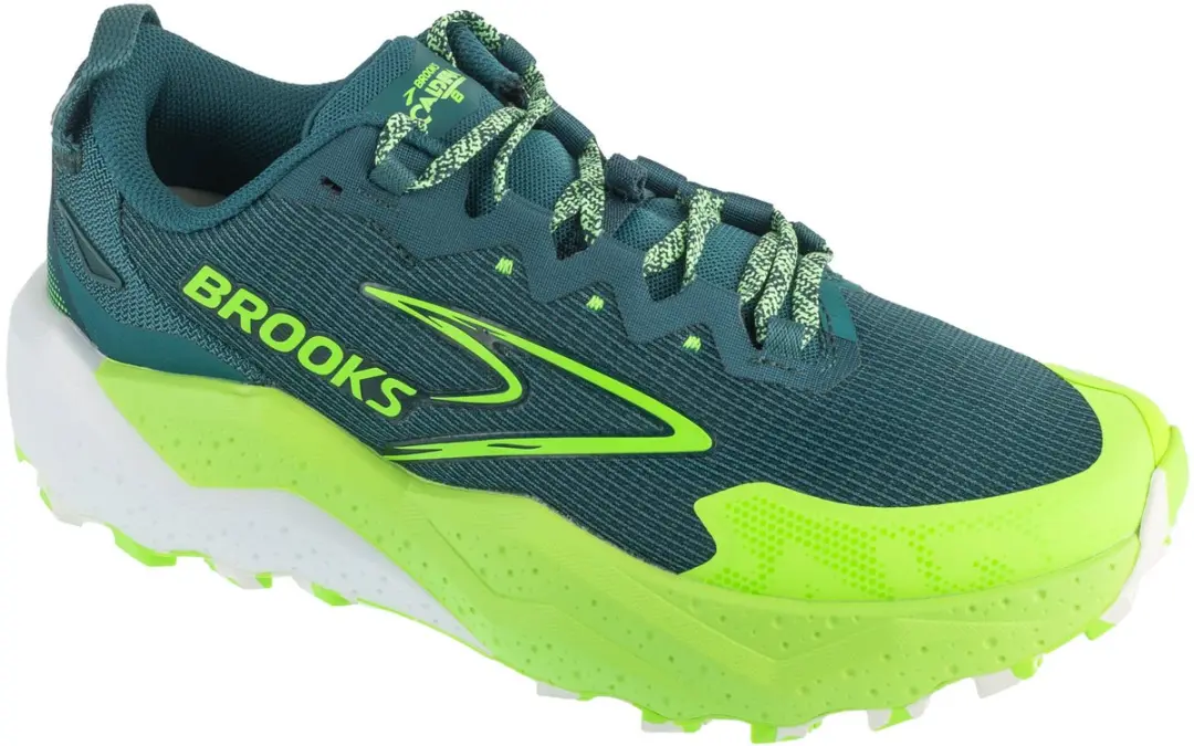 Brooks Caldera 8, Mannen, Groen, Hardloopschoenen, maat: 44,5