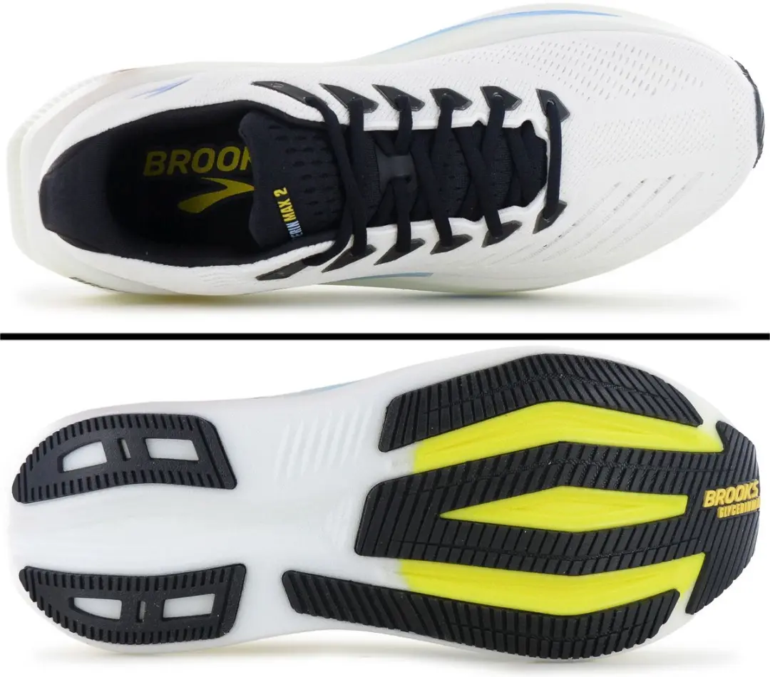 Brooks Glycerin Max 2 Heren Hardloopschoenen - EU 46.5 Wit