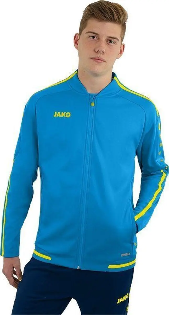 Jako Striker 2.0 Vrijetijdsvest Heren - M - Blauw/Fluogeel