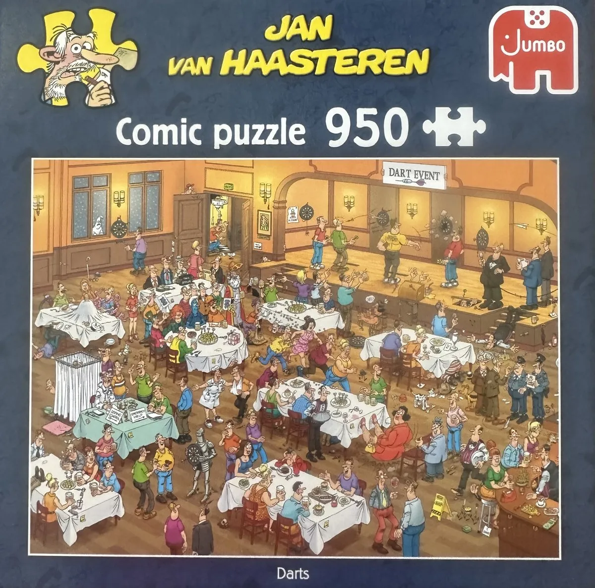 Jumbo Jan van Haasteren Puzzle Darts 950 Stuks