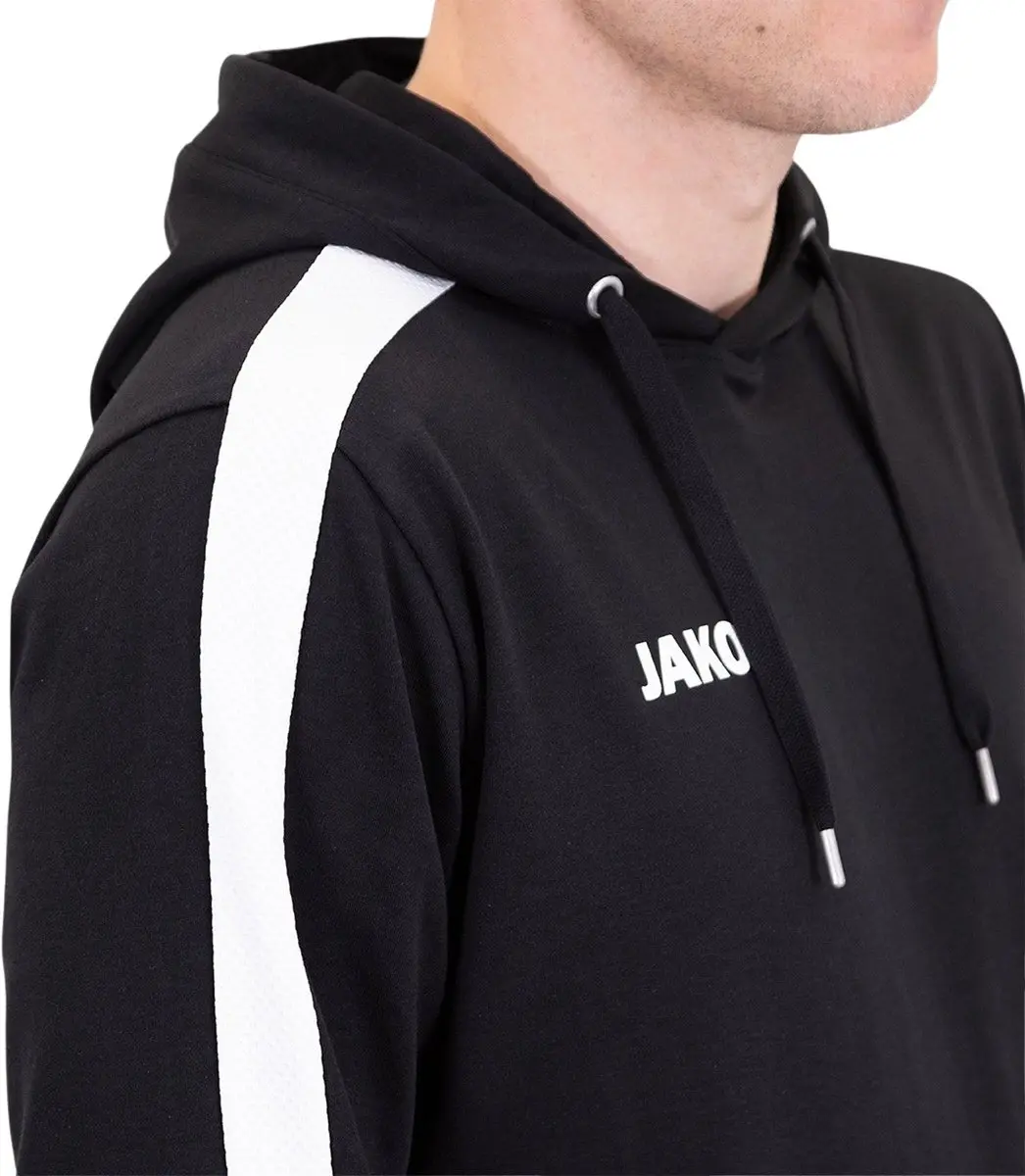 JAKO Power Sweater Met Kap Heren - Zwart L