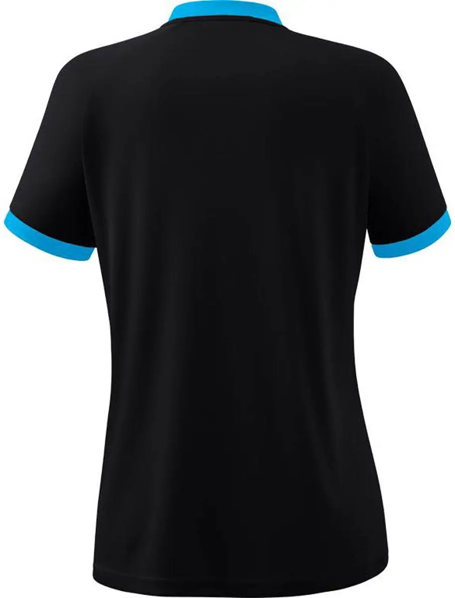 Erima Mantua Shirt Dames - Zwart/Curaçao - Maat 44