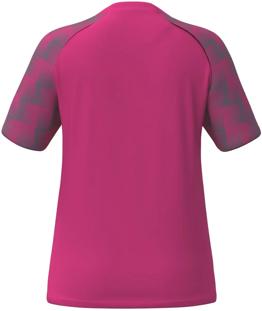 Erima Evo Star Shirt Dames - Fluoroze/Grijs - Maat 38