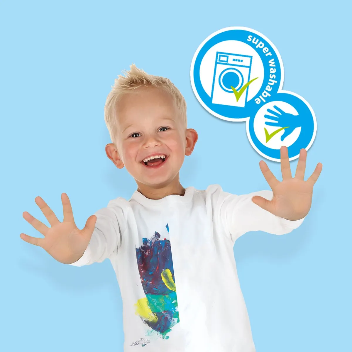 SES Creative Ik Leer Driehoek Grip Stiften - 12 Stuks - Multicolor