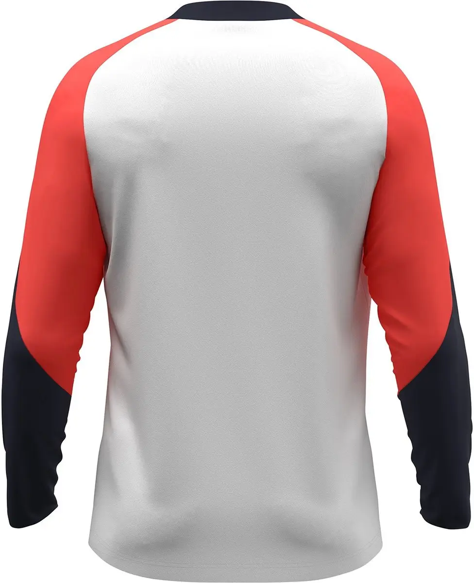 Jako Dynamic Longsleeve Heren - Wit/Koraal/Marine L