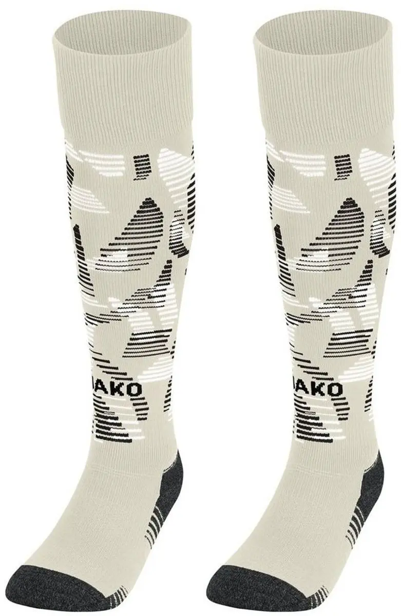 Jako Sonic Voetbalkousen Off White/Zwart/Wit - 39-42