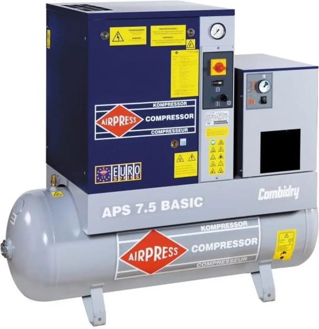 Airpress Schroefcompressor APS 7.5 Combi Dry Basic