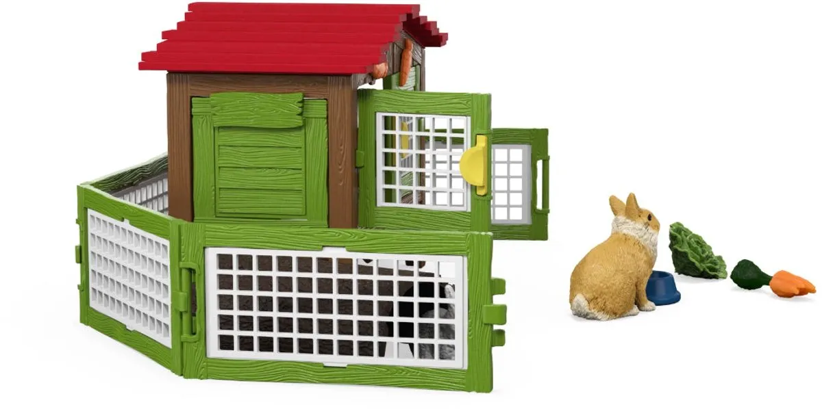 Schleich Farm World Konijnenhok 42728 - Multikleur