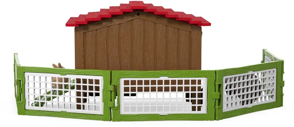 Schleich Farm World Konijnenhok 42728 - Multikleur