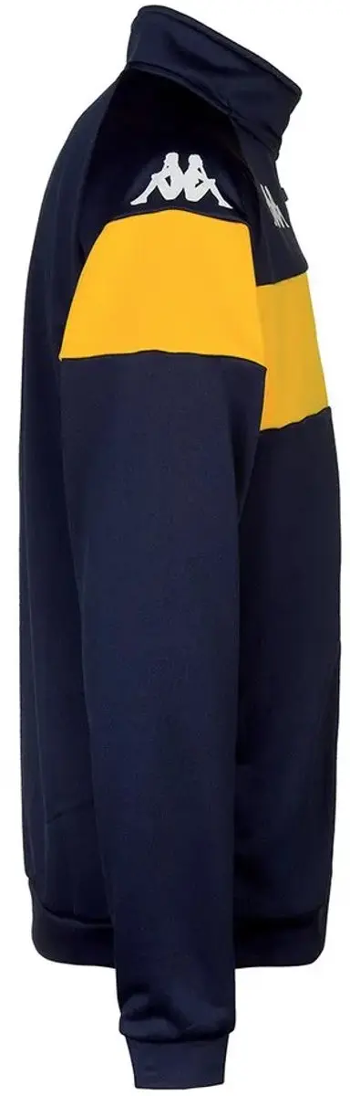 Kappa Dacone Half Zip Sweatshirt - Blauw Marine/Geel Chrome - afbeelding 2 van 4