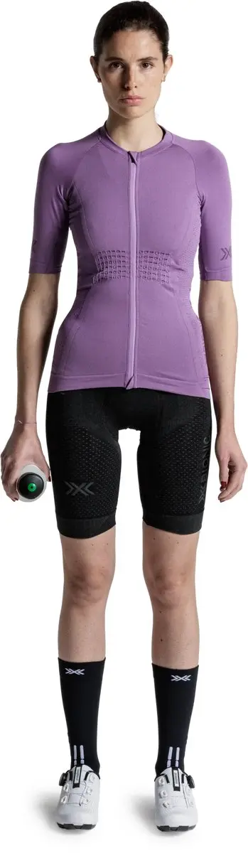 X-Bionic Xceed Ride Fietsshirt Dames - L - Dusty Rose