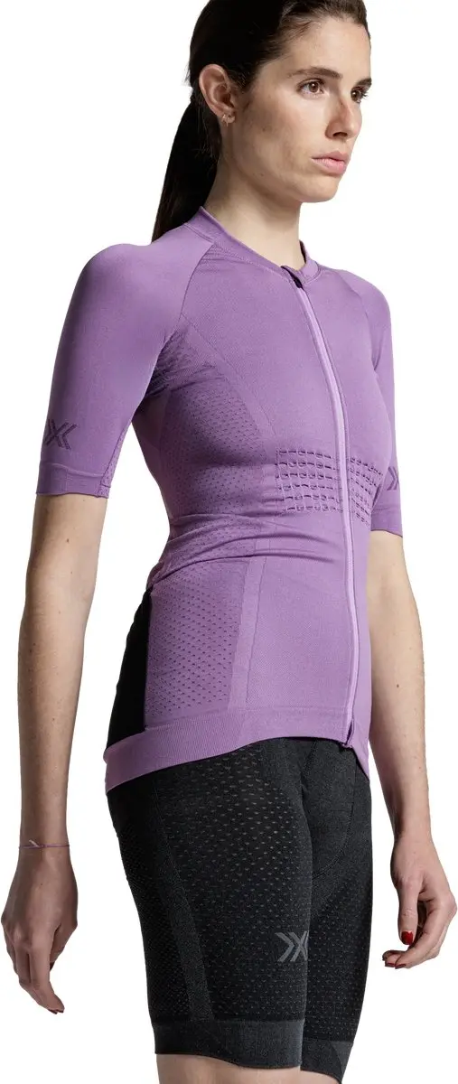 X-Bionic Xceed Ride Fietsshirt Korte Mouw Dames Dusty Rose/Dark Dusty Rose