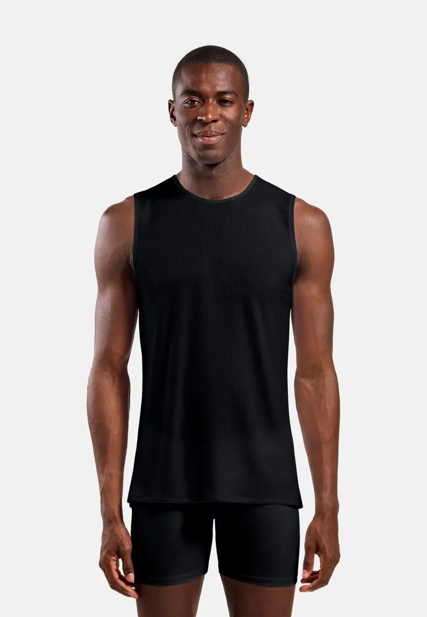 ODLO BL TOP Crew Neck Singlet - XXL - Zwart - afbeelding 6 van 6