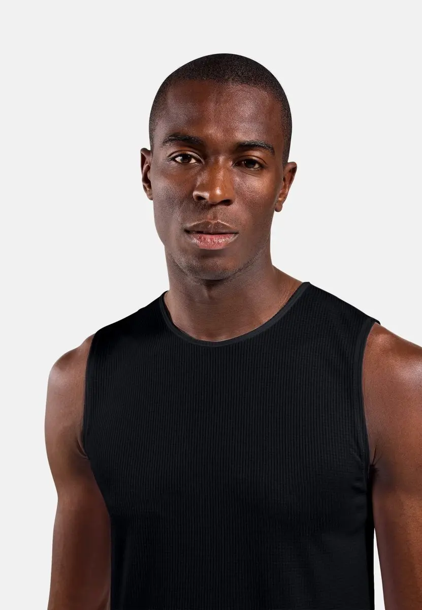 ODLO BL TOP Crew Neck Singlet - XXL - Zwart - afbeelding 5 van 6