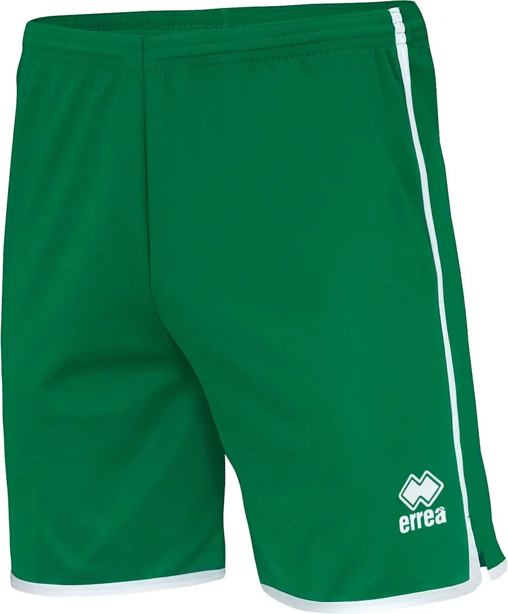 Errea Bonn Shorts Jr 00900 Trainingsbroek - XXXS - Groen/Wit - afbeelding 2 van 3