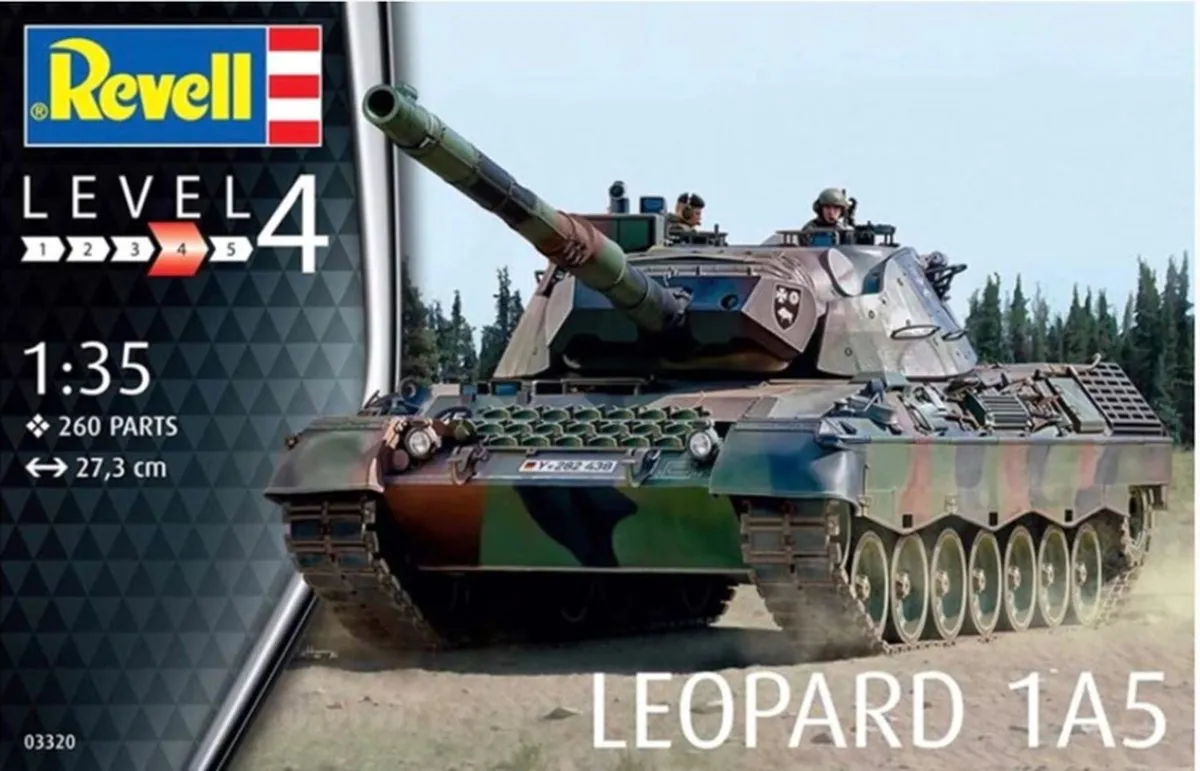 Revell 03320 Leopard 1A5 Tank Modelbouwpakket - 1:35 - Multi