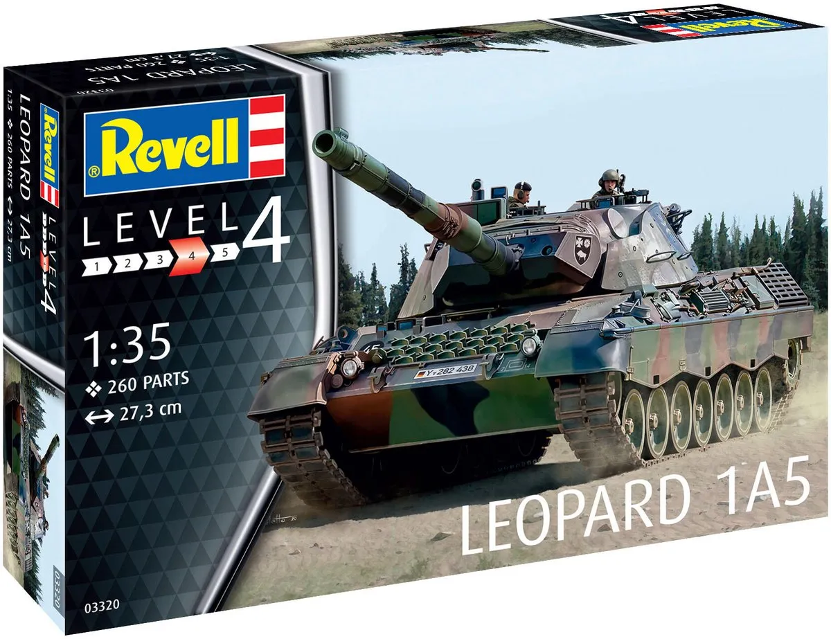 Revell 03320 Leopard 1A5 Tank Modelbouwpakket