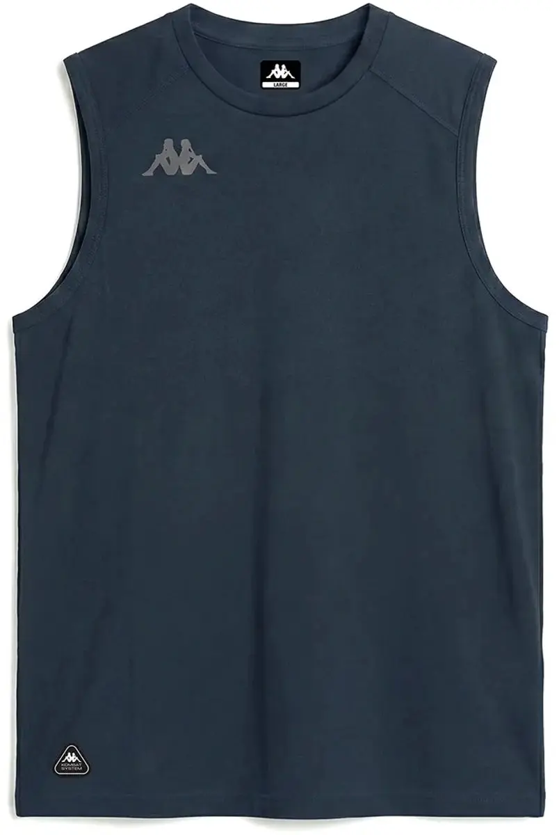 Kappa Ileo Mouwloos T-shirt - S - Blue Orion