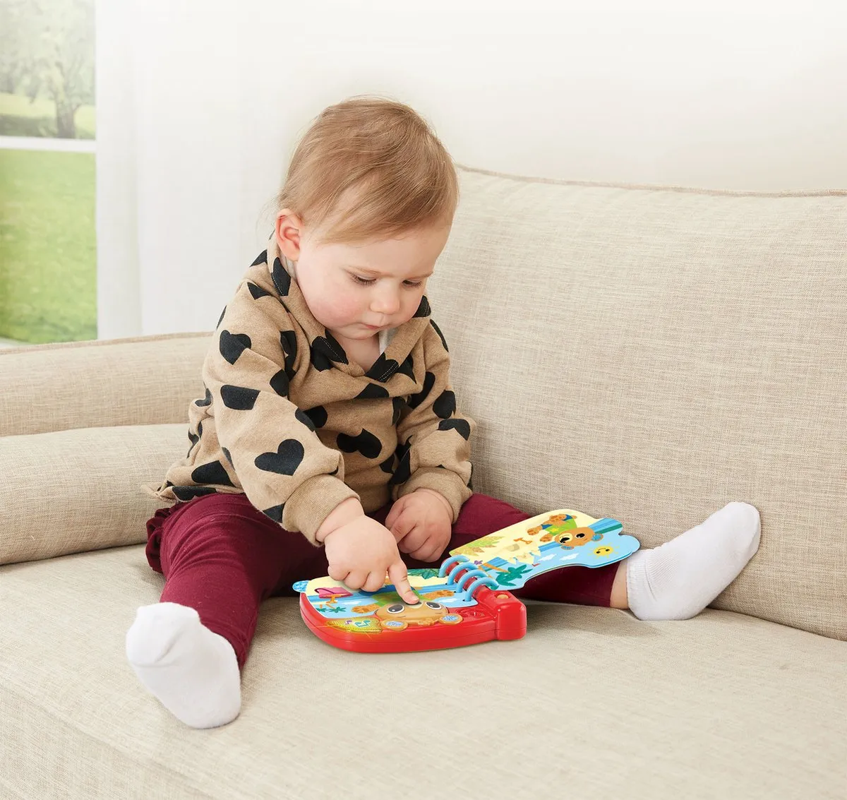 VTech Dierenvriendjes Kleren Kiezen met Beer - Educatief Speelgoed 1-3 Jaar - Rood