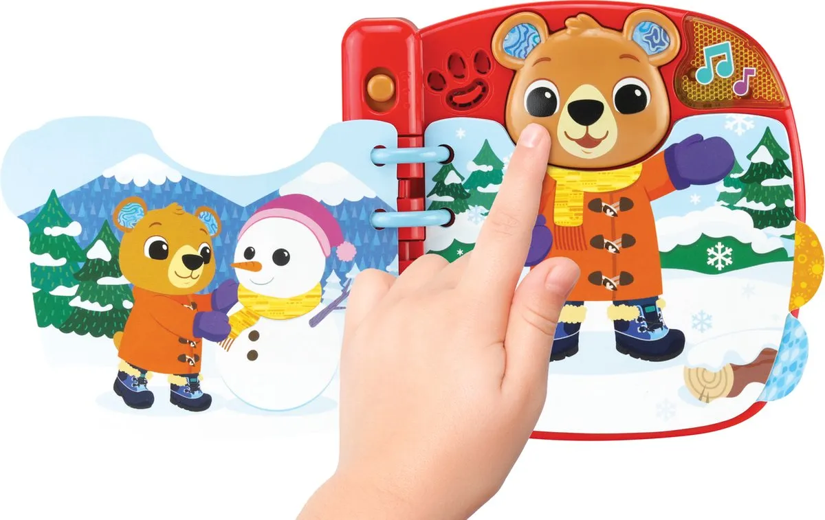 VTech Dierenvriendjes Kleren Kiezen met Beer - Educatief Speelgoed 1-3 Jaar - Rood