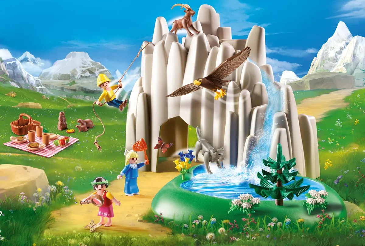 Playmobil Heidi Klara en Peter bij het meer 70254